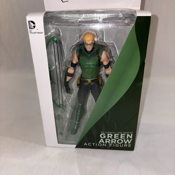 DC Collectibles Justice League THE NEW 52 GREEN ARROW Action Figure NEW - Picture 2 of 6